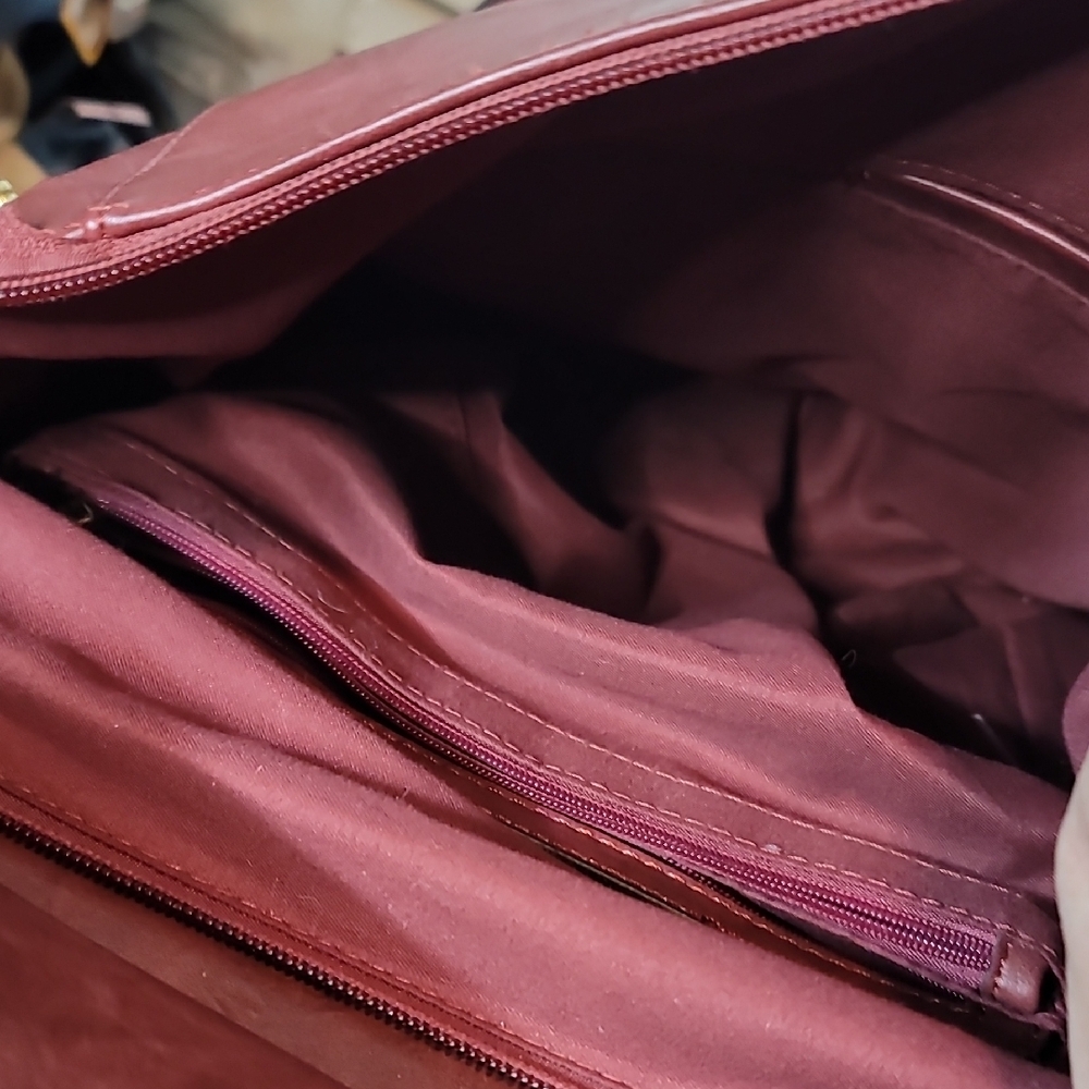 Burgundy Convertible Backpack - Picture 10 of 10